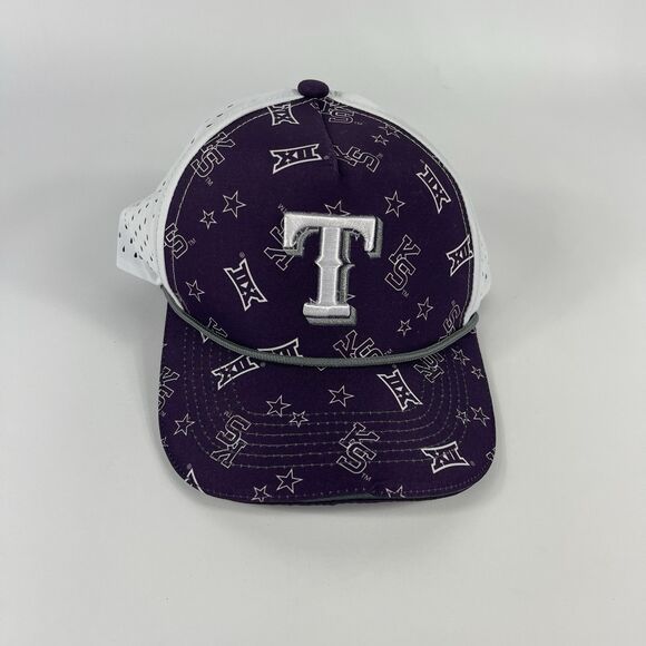 2023 Texas Rangers Kansas State Brand New 2023 Big 12 Hat Purple - Picture 1 of 8
